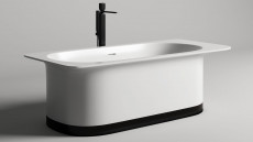 Ванна отдельностоящая Ninfea, 1800x820x575 мм, S-Stone, Матовая, Белая
