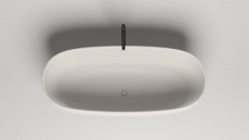 Ванна отдельностоящая Greca, 1800x800x610 мм, S-Stone, Матовая, покраска RAL с внешней стороны
