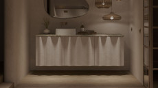 Раковина накладная Gloria 01, 440x440x125 мм, S-Stone, Матовая, покраска RAL с внешней стороны