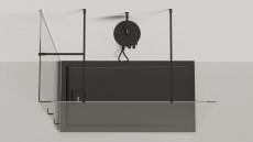 Душевой поддон из камня Capri 1500x800x82 S-Sense, Матовая, цвет белый