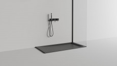 Душевой поддон из камня Capri 1500x800x82 S-Sense, Матовая, цвет белый