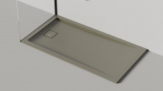 Душевой поддон из камня Capri 1500x800x82 S-Sense, Матовая, цвет белый