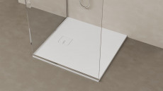 Поддон Oasi 900x900х30 S-Stone, Матовая, цвет белый