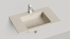 Раковина подвесная Onda, 800x500x140 мм, S-Stone, Матовая, белый