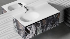 Раковина подвесная Onda, 2000x700x138 мм, S-Stone, Матовая, покраска по RAL полностью