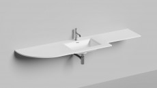 Раковина подвесная Onda, 2000x700x138 мм, S-Stone, Матовая, покраска по RAL полностью