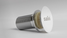 Донный клапан для раковины D 501, Sense, Глянцевый, Белый