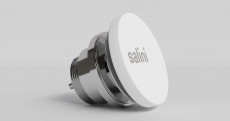 Донный клапан для раковины фиксированный D 604, Sense, Глянцевый, Белый