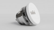 Донный клапан для раковины фиксированный D 602, Sense, Глянцевый, Белый