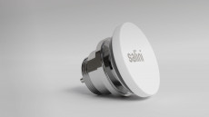 Донный клапан для раковины фиксированный D 602, Sense, Глянцевый, Белый
