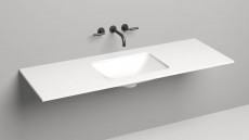 Столешница Costa 1500х500х15 S-Stone, Матовая, цвет белый