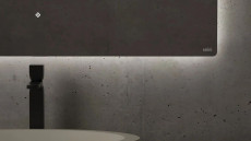 Зеркало для ванной Ombra с LED подсветкой, 1600x700x25 мм