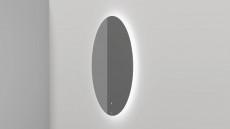 Зеркало для ванной Ombra с LED подсветкой,Влагостойкое AGC Сrystalvision, D 900 мм