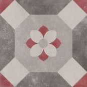 Dec. Combi 4 Gri/rosso 30x30 4*30x30 - 9 мм