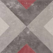 Dec. Combi 4 Gri/rosso 30x30 4*30x30 - 9 мм