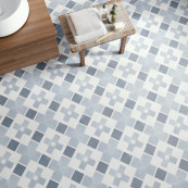 Havana White Cross 22.3x22.3x0.9 Q-6