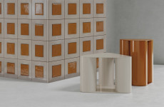 In & Out Out Taupe 22.4x22.4 H-22