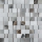REX Alabastri Zaffiro Mosaico 3Dlap 3x3 Rett 30x30 - 10 мм