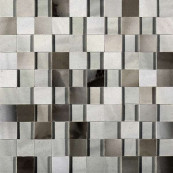REX Alabastri Fume' Mosaico 3D Lap 3x3 Rett 30x30 - 10 мм