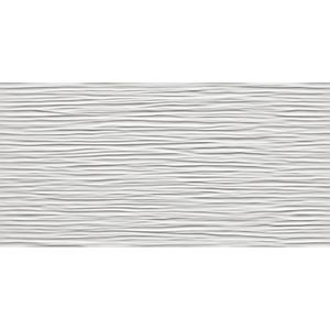 3D Wall Design Wave White Glossy 80x40 - 10 мм