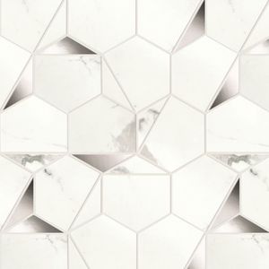 Marvel Statuario Supremo Platino Hex Shiny 29x25.1 - 9 мм