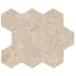 Boost Stone Cream Mosaico Hex 28.5x25 - 9 мм