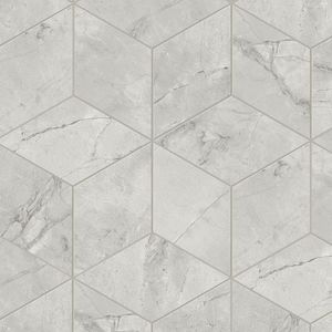 Marvel Grey Cloud Mosaico Esagono Silk 35x30 - 9 мм