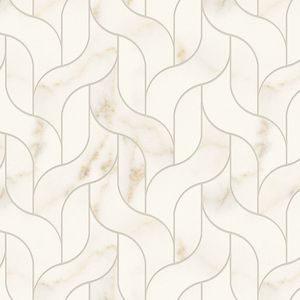 Marvel Calacatta Apuano Mosaico Waterfall Lappato 30.5x27.7 - 9 мм
