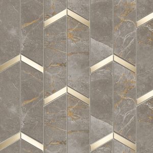 Marvel Fior di Bosco Mosaico Chevron Lappato 46.3x19.2 - 9 мм