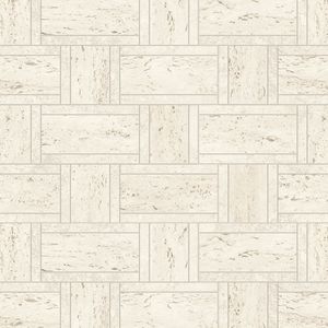 Marvel Travertino White Mosaico Basketweave 47x35 - 9 мм