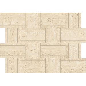Marvel Travertino Sand Mosaico Basketweave 47x35 - 9 мм