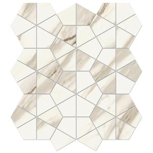 Marvel Meraviglia Calacatta Bernini Hexagon Lapp. 46.6x40.3 - 9 мм