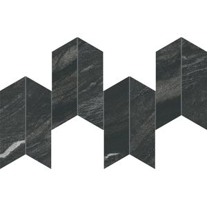 Marvel Diva Black Tempest Mosaico Chevron Velvet 46.3x17.5 - 9 мм