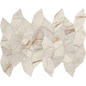 Marvel Diva White Everest Mosaico Twist Lapp. 35x27.6 - 9 мм