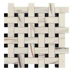 Marvel Bianco Fantastico Basket Weave Matt 30.5x30.5 - 9 мм