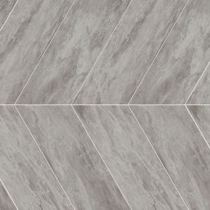 Marvel Bardiglio Grey Chevron Lappato 22.9x22.5 - 10 мм