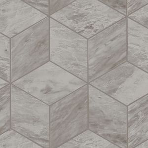 Marvel Bardiglio Grey Mosaico Esagono Lappato 35x30 - 10 мм