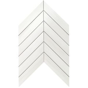 Marvel Bianco Dolomite Chevron Wall 30.5x25 - 8.5 мм