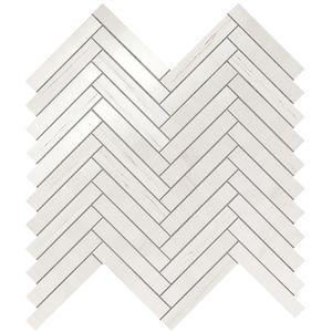 Marvel Bianco Dolomite Herringbone Wall 30.5x30 - 8.5 мм