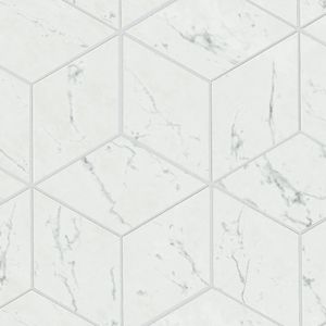 Marvel Carrara Pure Mosaico Esagono Lappato 35x30 - 10 мм