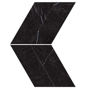 Marvel Nero Marquina Chevron Lappato 22.9x22.5 - 10 мм