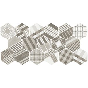 Equipe Hexatile Cement Geo Grey EQ-10D 20x17.5 - 9 мм